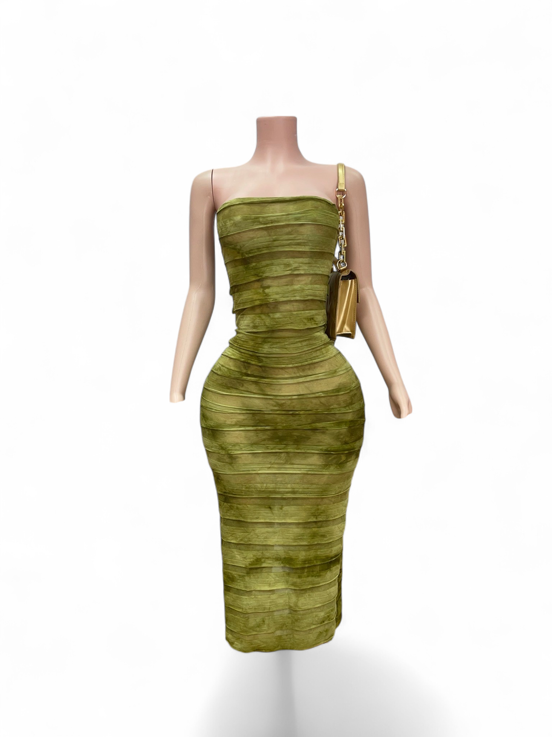 Tie-dye Bandeau Dress