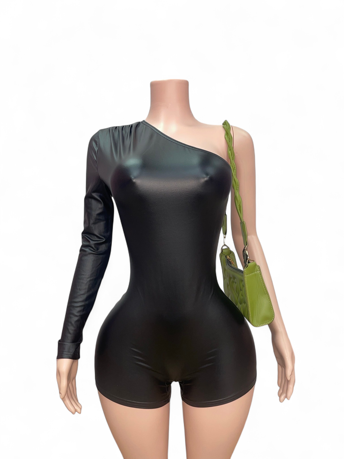 One Shoulder Romper