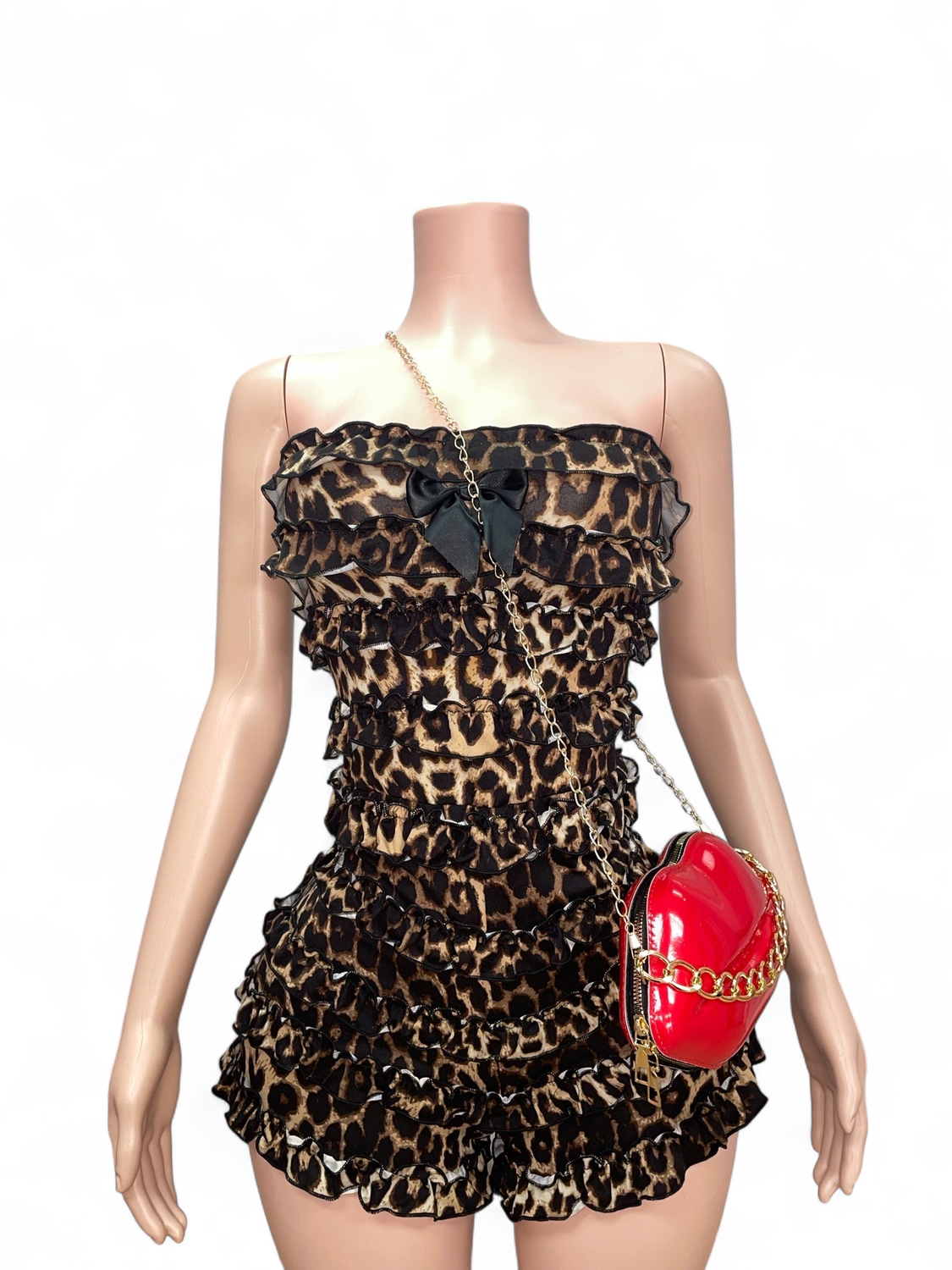 Romwe Ruffle Romper