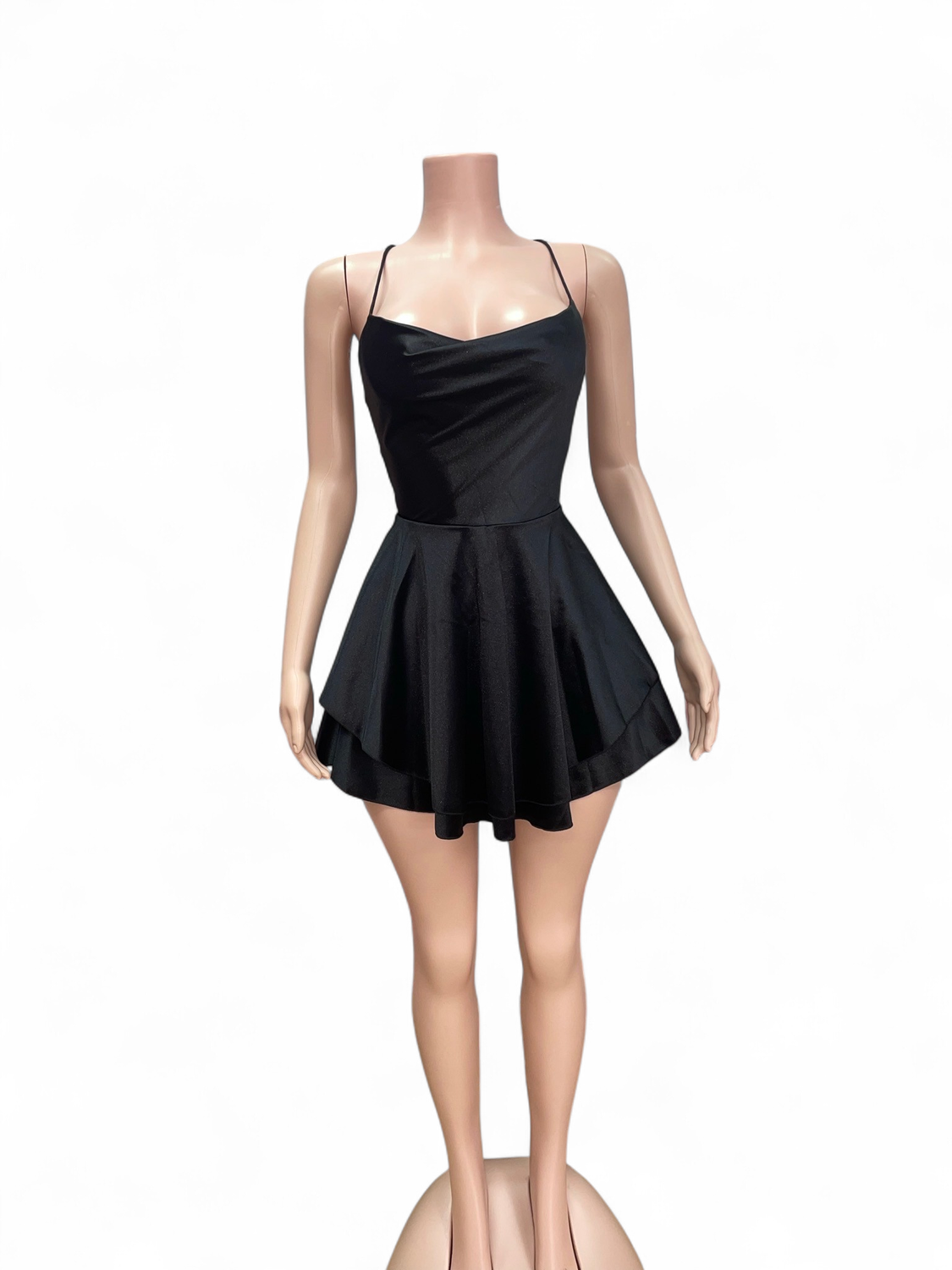 Satin Mini Dress