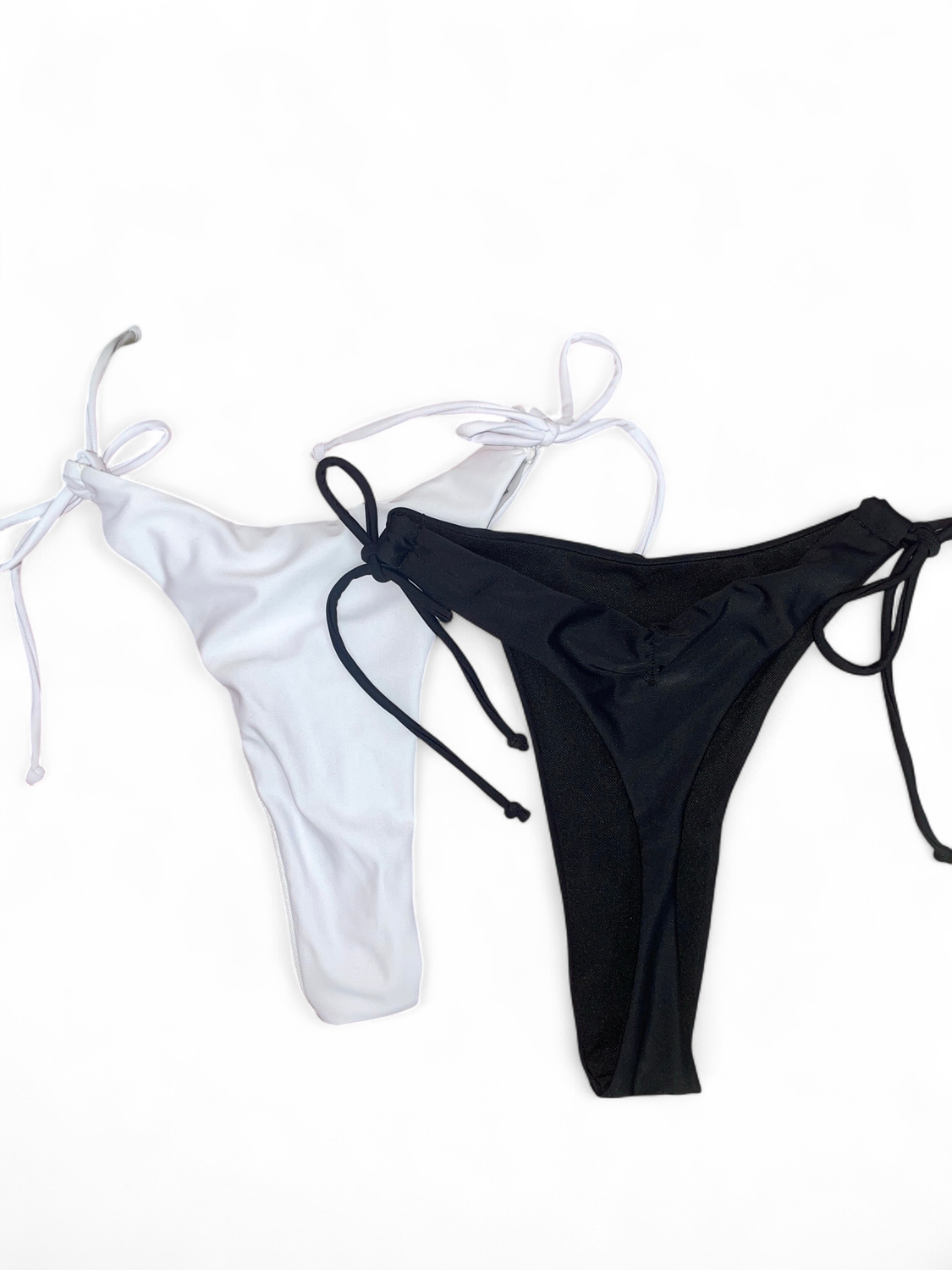 V Cut Ruched Back Bikini Bottoms