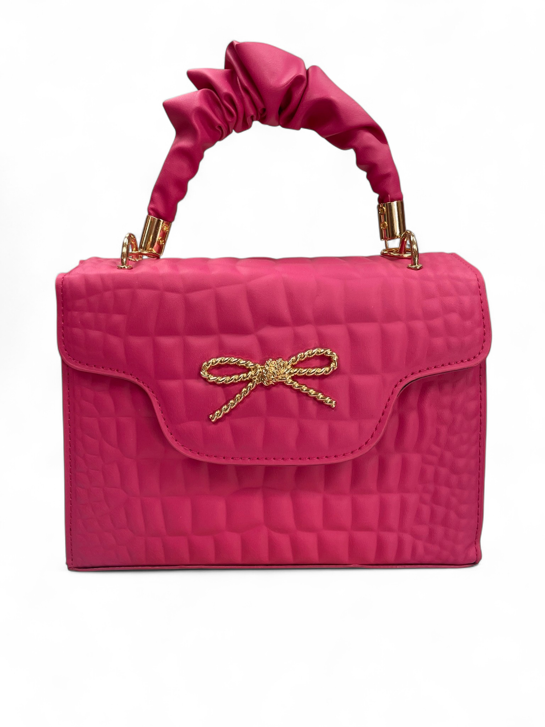 Crocodile Square Handbag