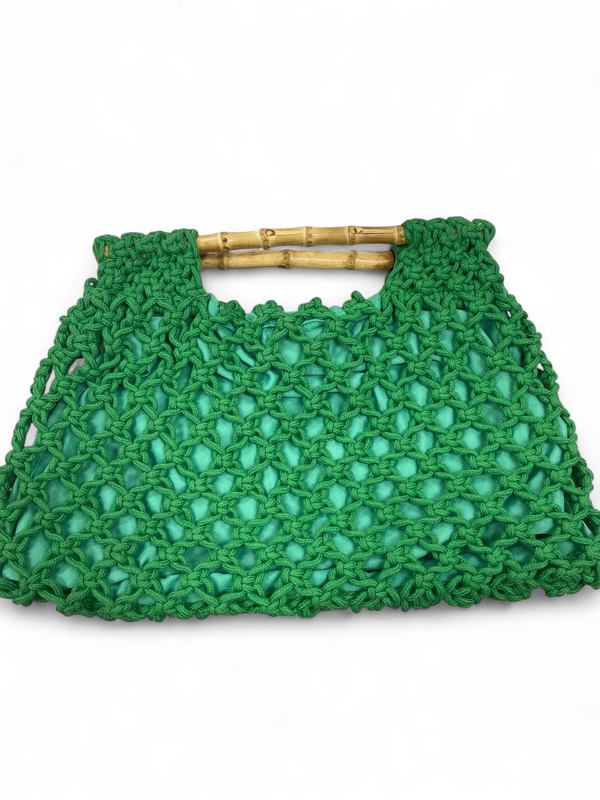 Crochet Bag/neon Green