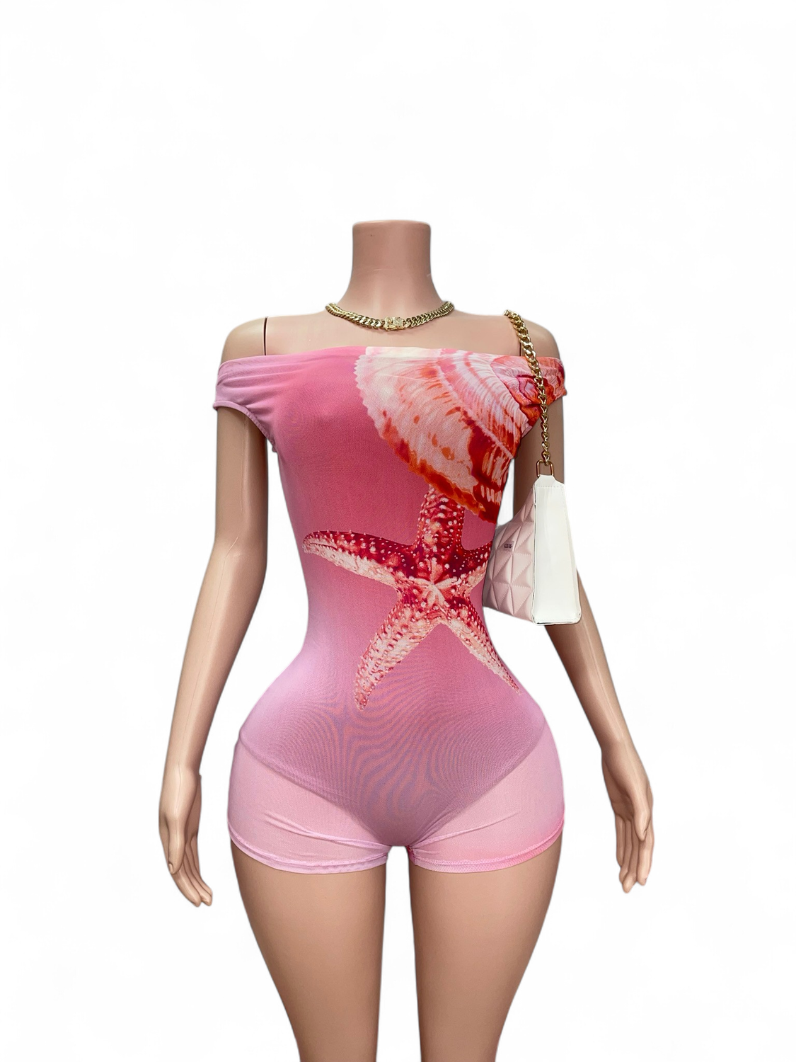 Miami Beach Mesh Romper