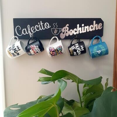Cafecito & Bochinche Mug Holder