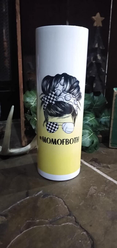 Race/Volleyball Mom Tumbler