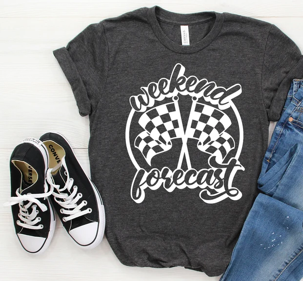 Weekend Forecast Race T-Shirt
