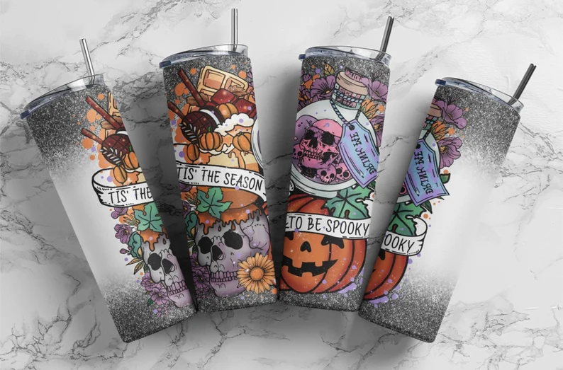 Tis the Season to Be Spooky Halloween Tumbler