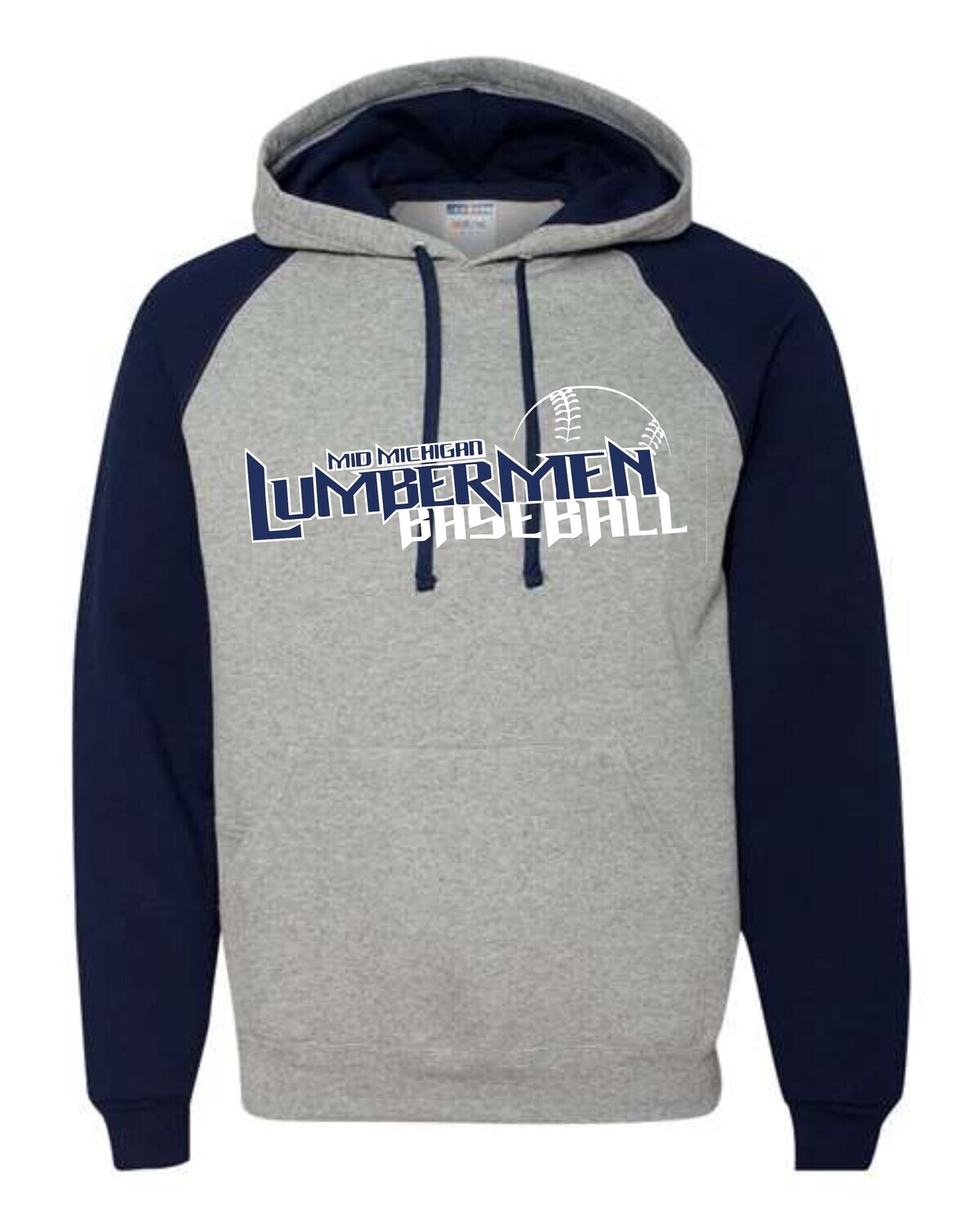 Lumbermen Nublend® Colorblocked Raglan Hooded Sweatshirt