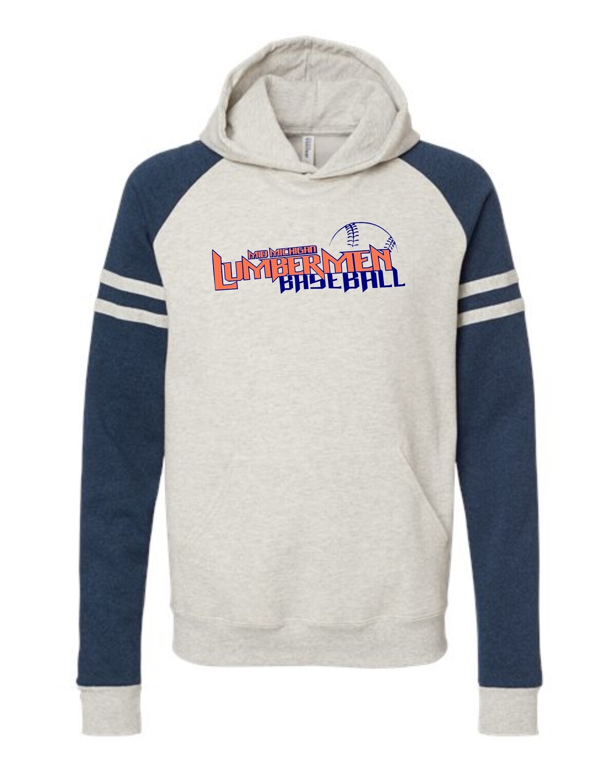 Lumbermen - Nublend® Varsity Colorblocked Raglan Hooded Sweatshirt