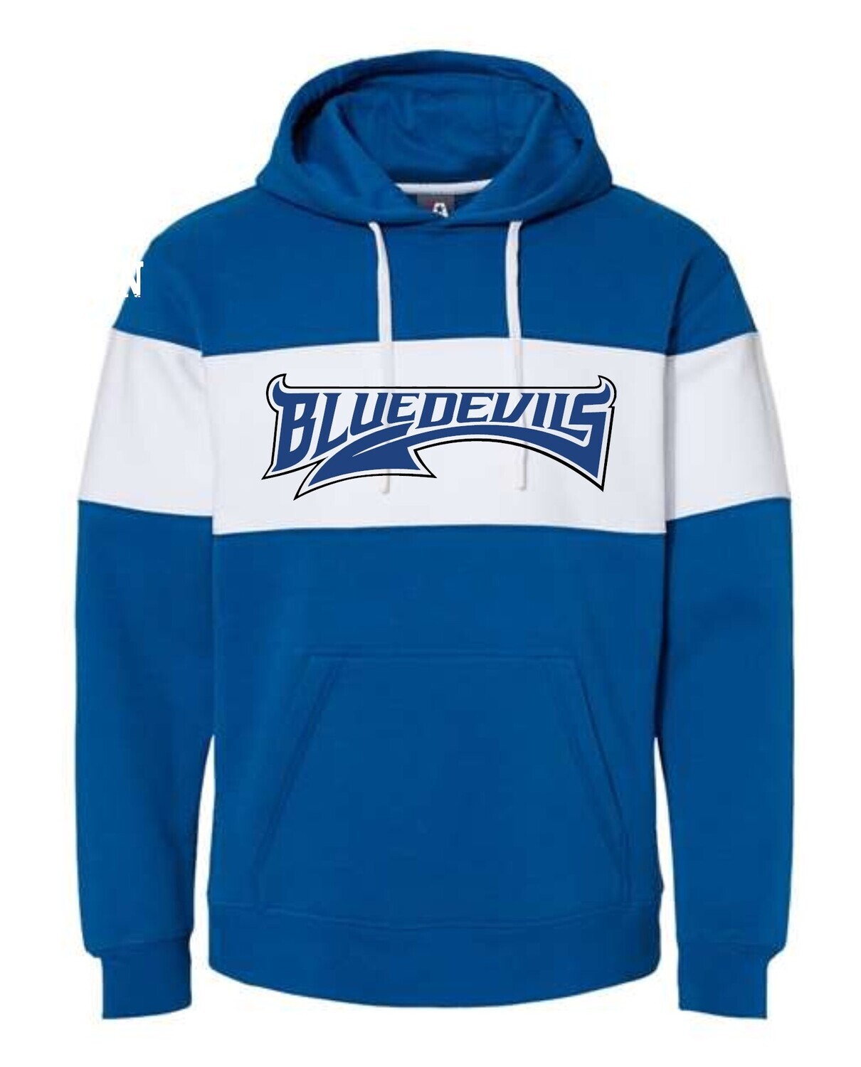 Lake Fenton - Varsity Fleece Colorblocked Hooded Sweatshirt
