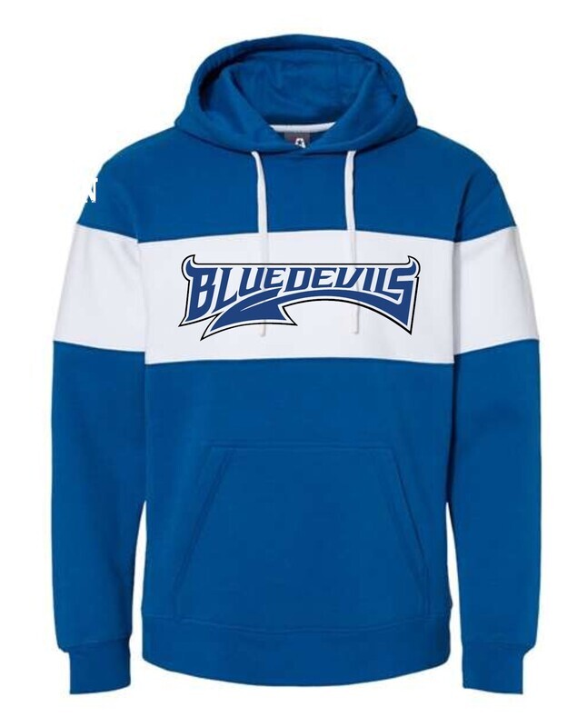 Lake Fenton - Varsity Fleece Colorblocked Hooded Sweatshirt