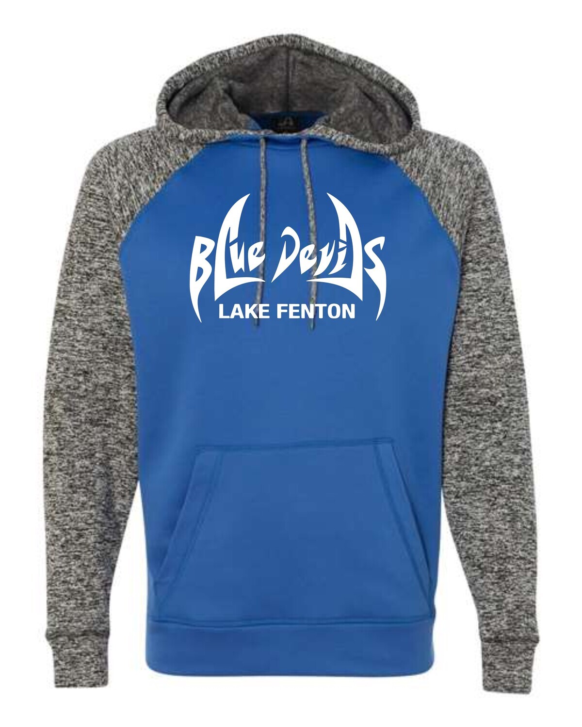 Lake Fenton - Colorblocked Cosmic Fleece Hooded Sweatshirt