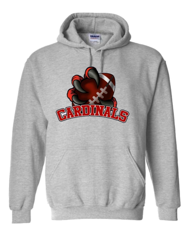 Millington Cardinal Heavy Blend Hooded Sweatshirt- Youth and Unisex