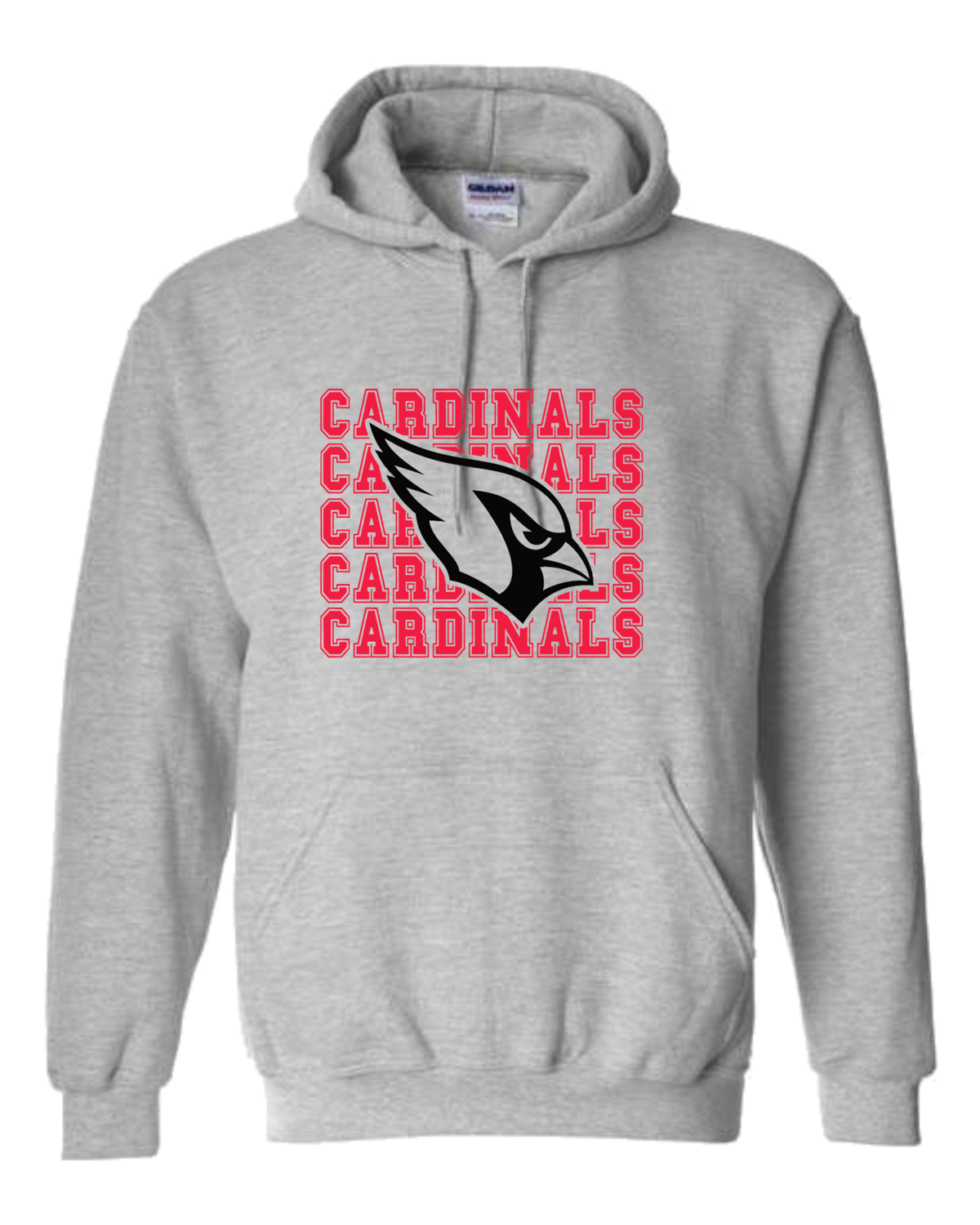 Millington Cardinals Heavy Blend Hooded Sweatshirt- Youth and Unisex