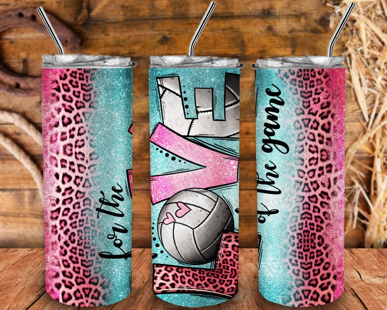 For the Love of the Game Volleyball Tumbler