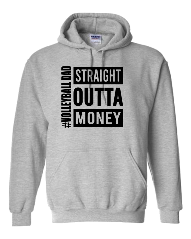 Volleyball Dad Heavy Blend Hooded Sweatshirt- Youth &amp; Adult
