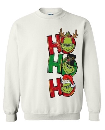 Grinch HO HO HO - Heavy Blend™ Crewneck Sweatshirt