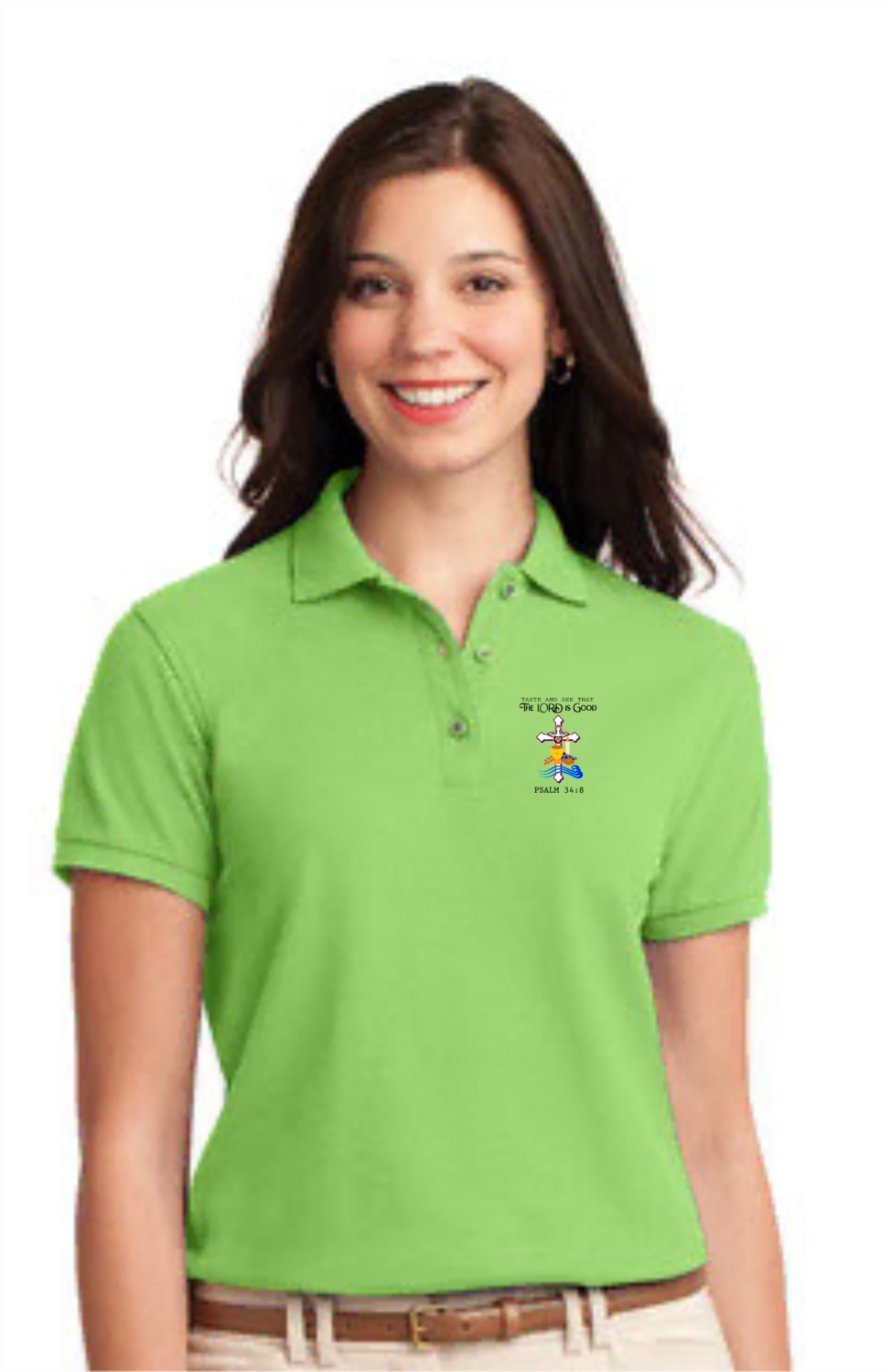 LWML Convention COMMITTEE Polo - Port Authority Silk Touch - WOMEN&#39;S Lime Green Polo