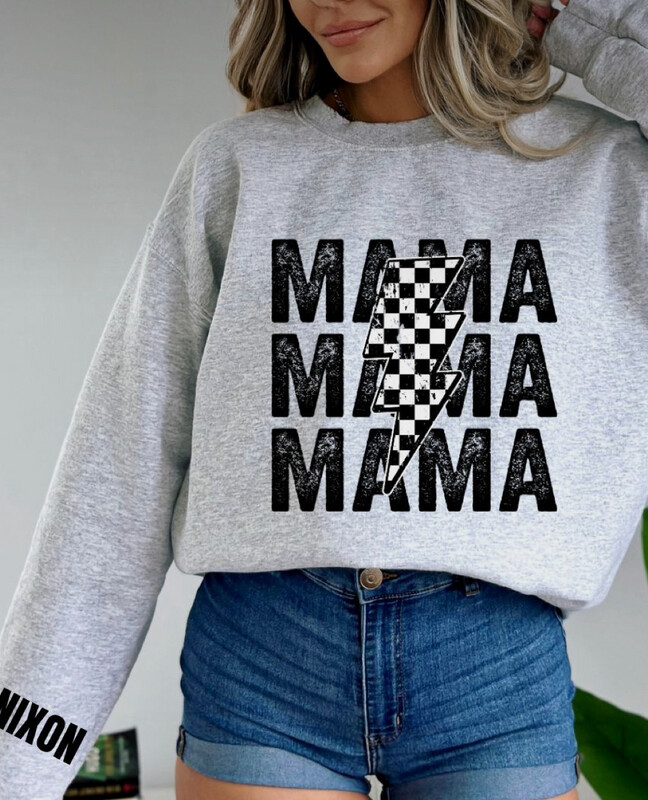 Checkered Race Mama Shirt