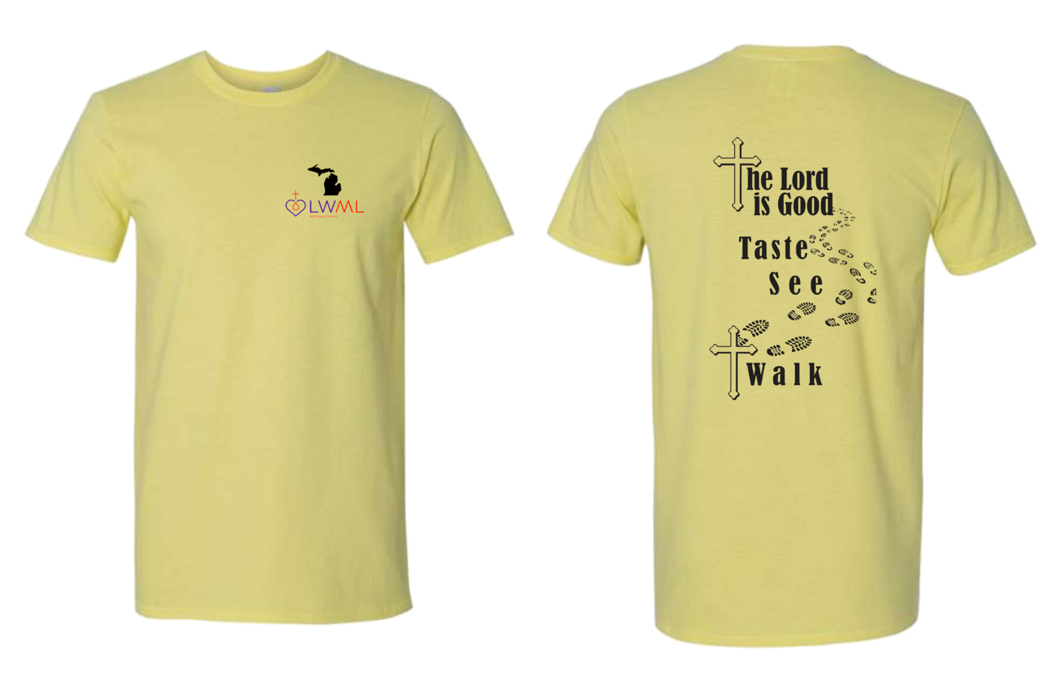 LWML Convention Walk/Run - Gildan Unisex Softstyle® T-Shirt in Cornsilk