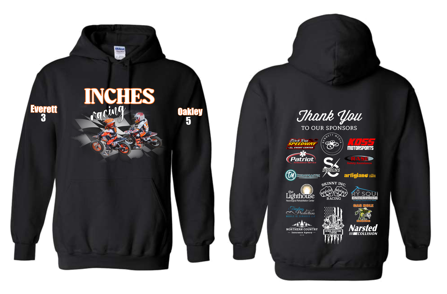 Inches Racing Hooded Sweatshirt