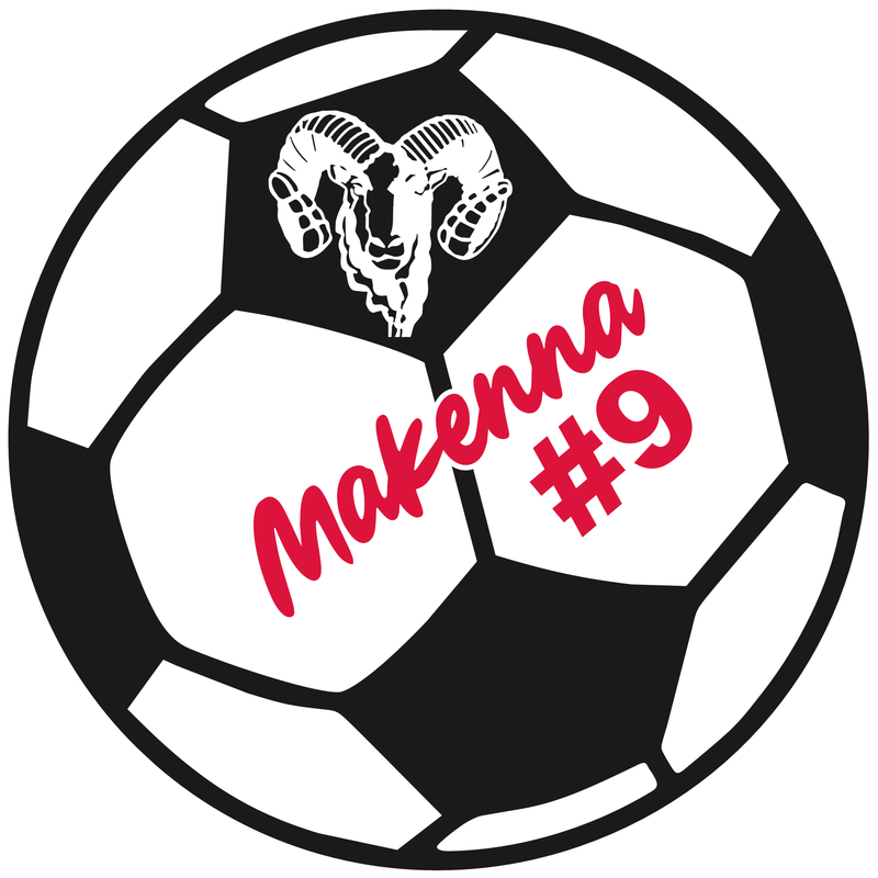 24” Personalized Soccer Sign