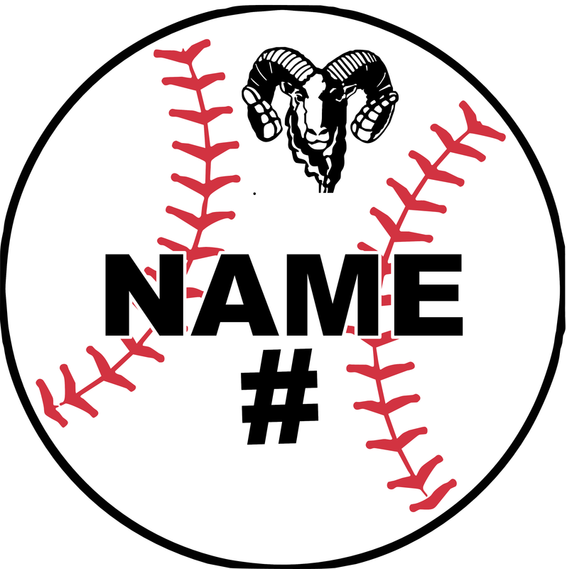 24” Personalized Baseball Sign