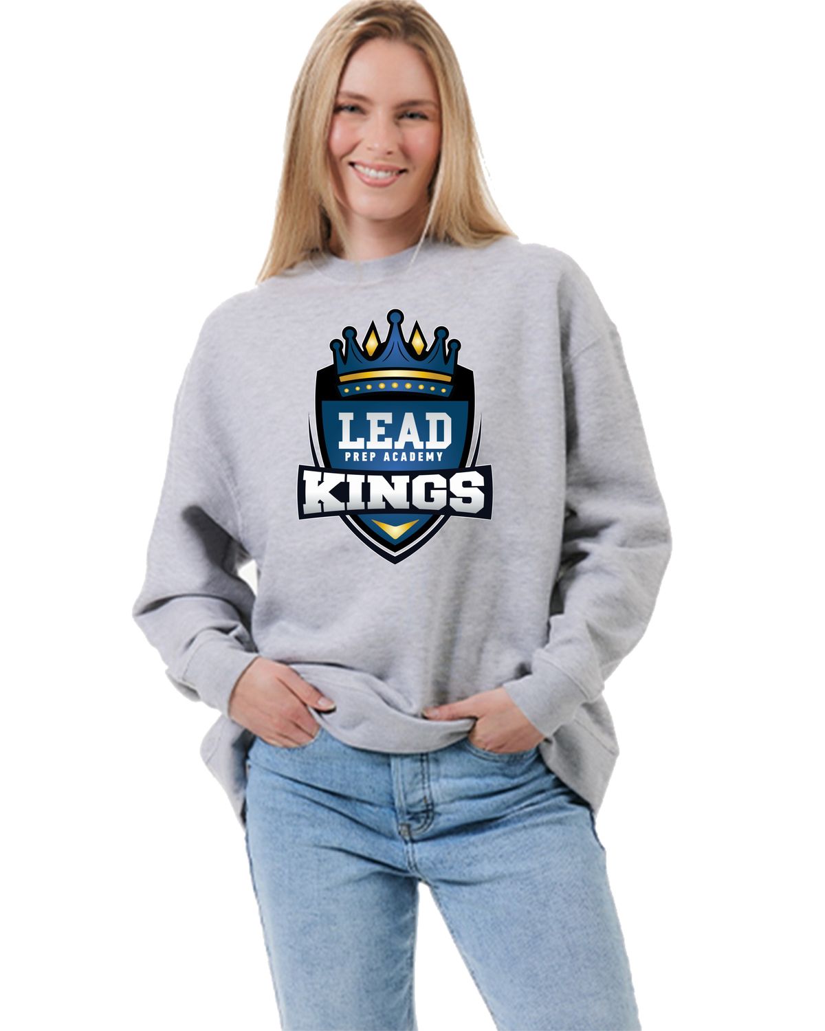 Kings/Legacy Sports Gear - Ladies fit oversized crewneck