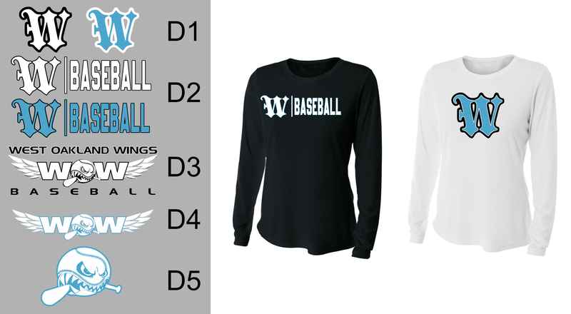 WOW - Cooling Performance Long Sleeve Crew youth, ladies, and unisex