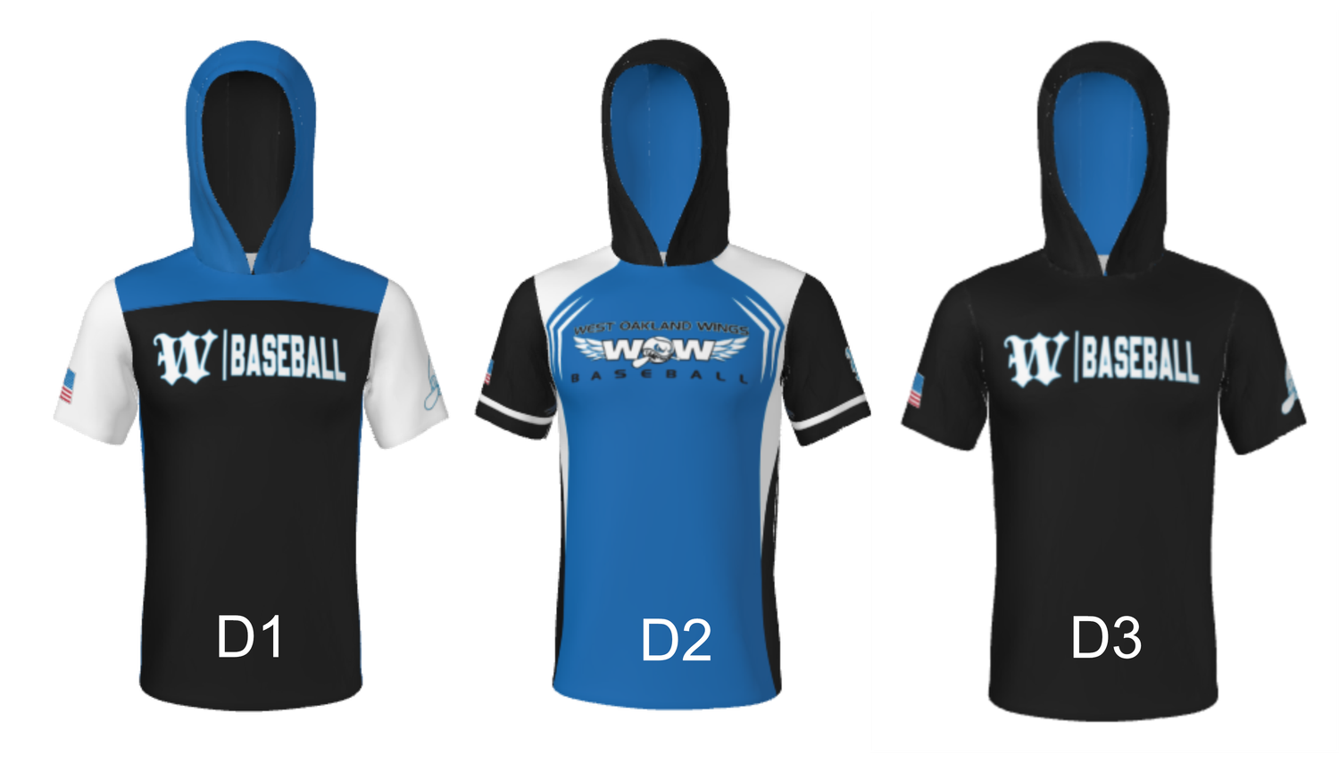 WOW - Champro Full Sublimation T-Shirt Hoodie youth and unisex