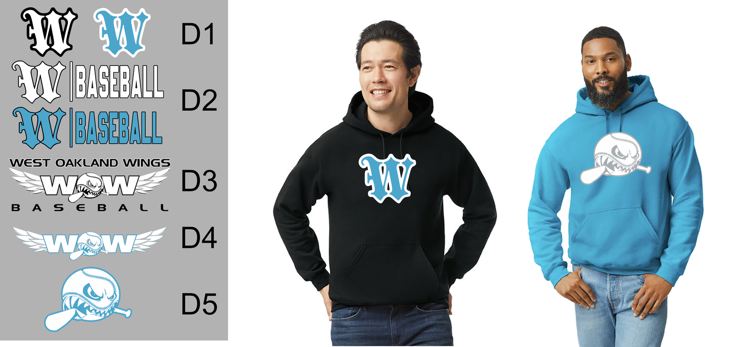 WOW - Heavy Blend™ Hooded Sweatshirt or Crewneck