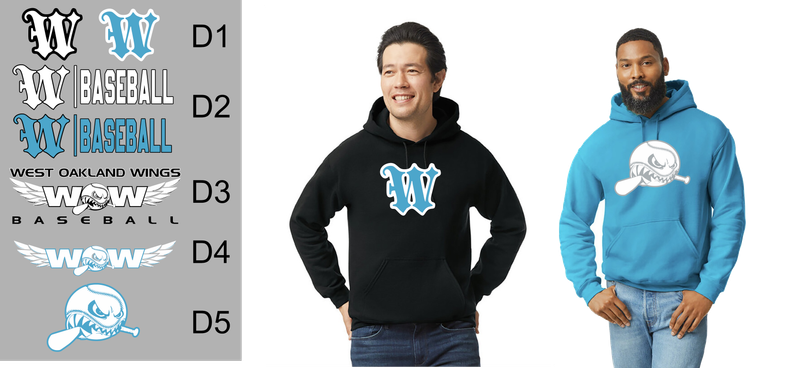 WOW - Heavy Blend™ Hooded Sweatshirt or Crewneck