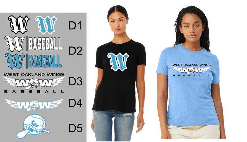 WOW - Women&#39;s Relaxed CVC Short Sleeve Tee