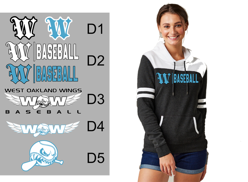 WOW - Ladies Varsity Fleece Pullover Hood