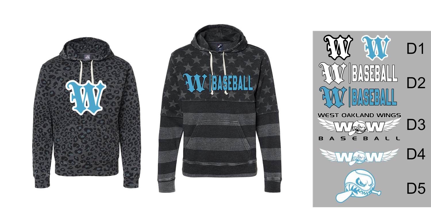 WOW - Tri-Blend Pullover Fleece Hood