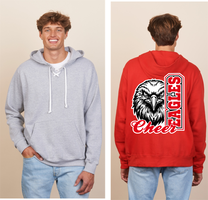 EAGLES cheerleading - Adult Hockey Pullover Hood