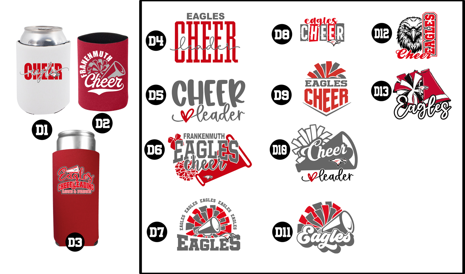 EAGLES cheerleading - Insulated Beverage Holder