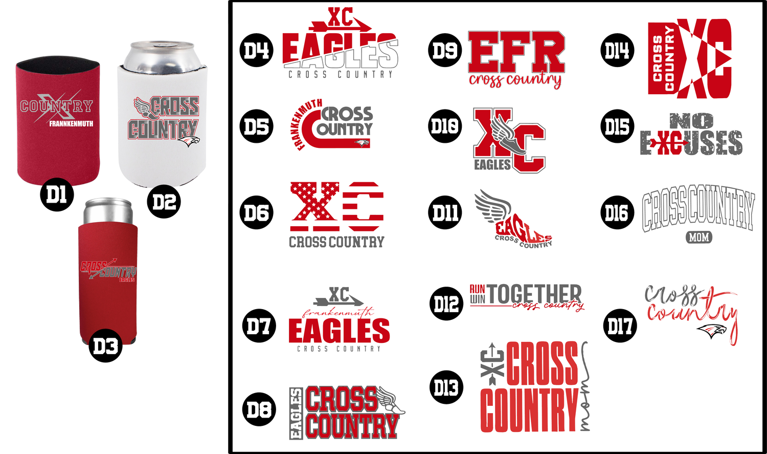 EAGLES cross country - Insulated Beverage Holder