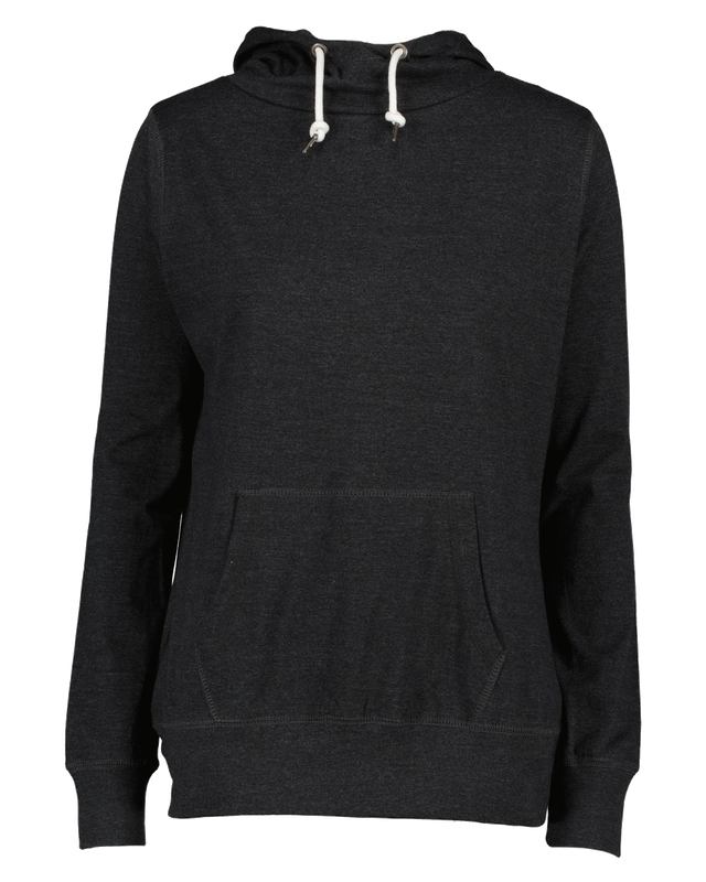 MONTROSE-Enza Ladie&#39;s Long Sleeve Funnel Neck Hooded Tee