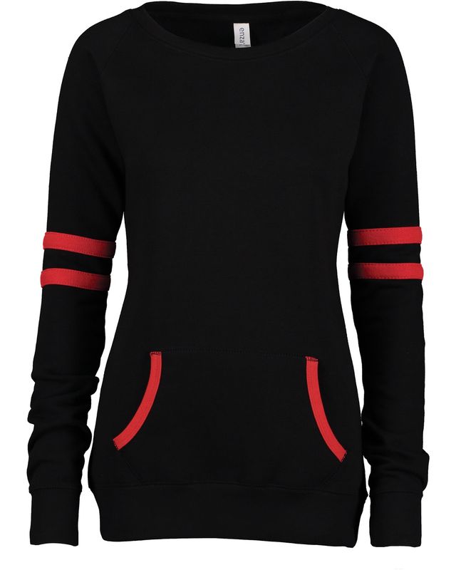 MONTROSE-Ladies Varsity Fleece Crewneck Pullover