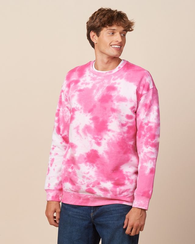 BREAST CANCER- Enza Tie Dye Shirt