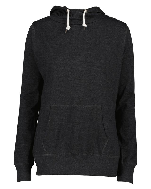 Arsenal-Enza Ladies Long Sleeve Funnel Neck Hooded Tee