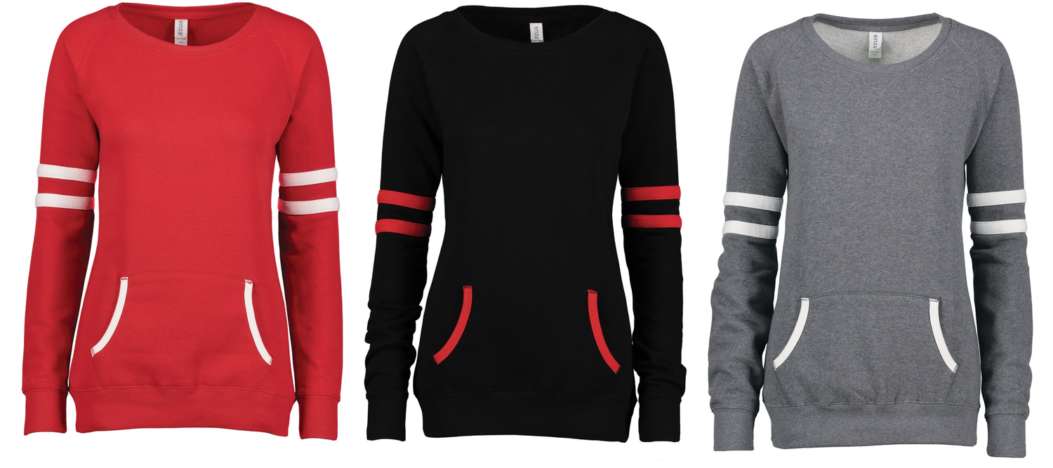 Arsenal - Ladies Varsity Fleece Crew Neck Pullover