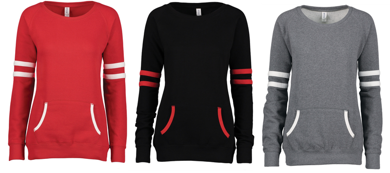 Arsenal - Ladies Varsity Fleece Crew Neck Pullover