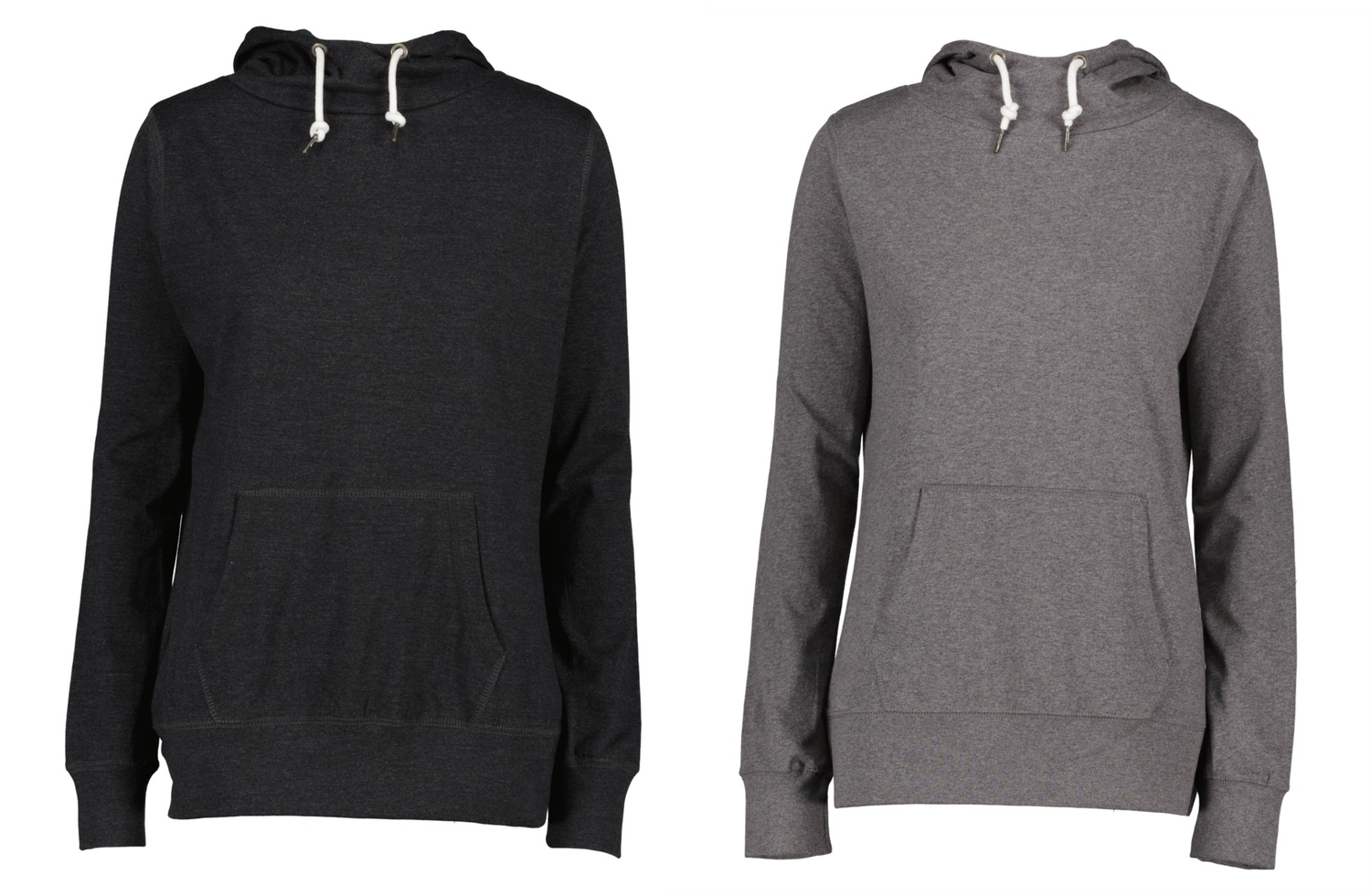 Lakeville Volleyball - Ladies Long Sleeve Funnel Neck Hooded Tee