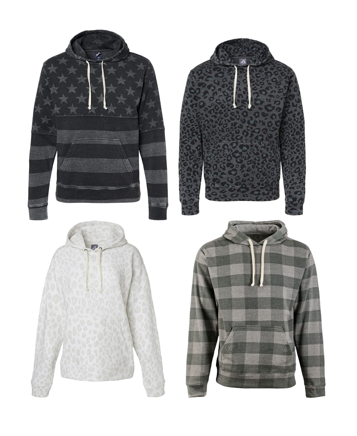 Lakeville - Tri-Blend Pullover Fleece Hood