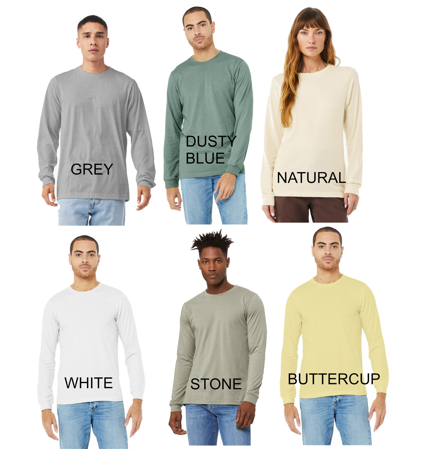 PARTNERSHIP CENTER- Unisex Heather CVC Long Sleeve Tee