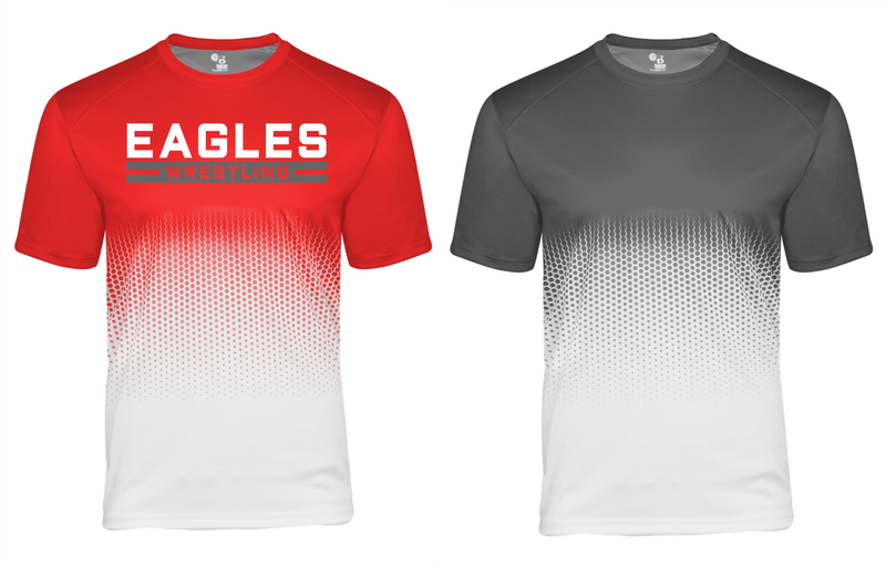 EAGLES  wrestling - Badger Sport® Men&#39;s Hex 2.0 Tee
