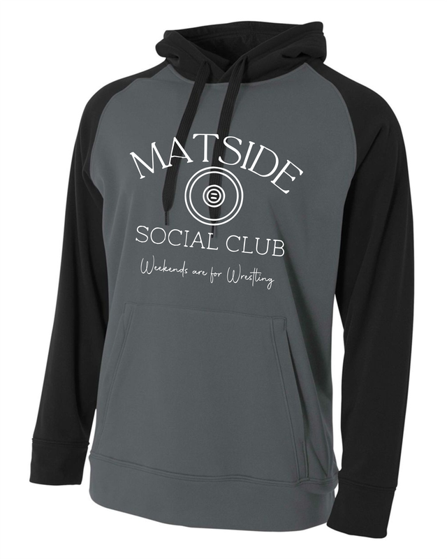 EAGLES  wrestling - Color Block Tech Fleece Hoodie